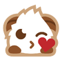 Poro sticker smooch