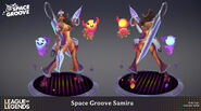 Space Groove Samira Model 1 (by Riot Artist Kylie Jayne Gage)