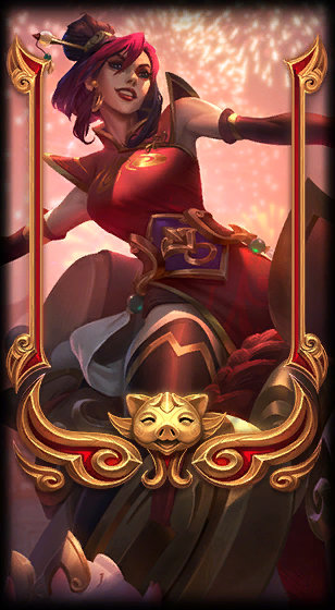 Firecracker Vayne Prestige Edition champion skins in League of Legends