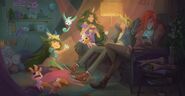 Star Guardian "The Slumber Party Summoning" Illustration 1