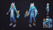 Pajama Guardian Ezreal Model 1 (by Riot Artist Andrey Petrashov)