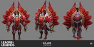 Mythmaker Galio Model 2 (by Riot Contracted Artist Kudos Productions)