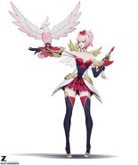 Heartseeker Quinn Concept 4 (by Riot Artist Paul 'Zeronis' Kwon)