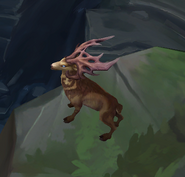 A stag on the bottom right side of Summoner's Rift