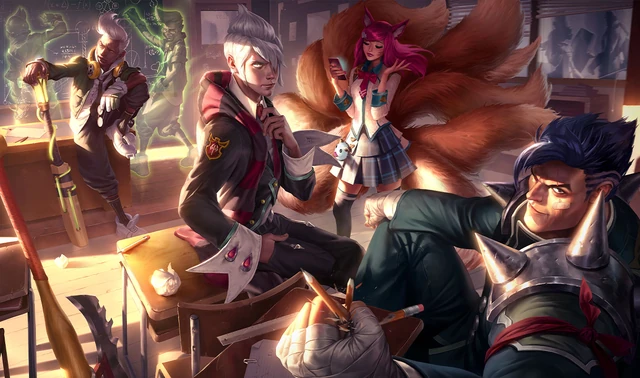 Poro in the Academy Splash (as a Key Chain on Academy Ahri's skirt)