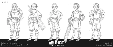 Demacia "Vor dem Ruhm" Konzept 1 (vom beauftragten Riot-Künstler Le Vuong)