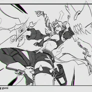 Samira SoulFighter Splash Concept 05.jpg (215 КБ) Концепт Сплэш-арта Боевой души Самиры 5