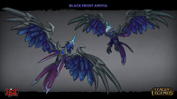 Schwarzfrost-Anivia Model 2 (vom Riot-Künstler Oscar 'shadowMacuahuitl' Monteon)