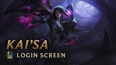 Kai'Sa, Daughter of the Void - Login Screen