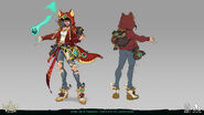 Tabletop Ahri "Ruined King" Concept (by Riot Contracted Artist Dashiana)