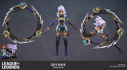 Shockblade Qiyana Model 4 (by Riot Contracted Artist Martin Ke)