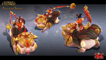 Sejuani Feuerwerks- Model 01.jpg (439 KB) Feuerwerks-Sejuani Model (vom Riot-Künstler Duy Khanh Nguyen)