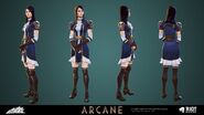 Caitlyn "Arcane" Model 2 (by Riot Contracted Artists Fortiche Productions)