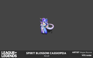 Seelenblumen-Cassiopeia Animation Konzept 1 (vom Riot-Künstler Megan Bayona)
