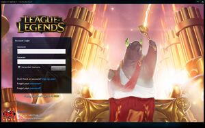 Login Screen, League of Legends Wiki