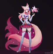 Star Guardian Ahri Concept 10 (by Riot Artist Paul 'Zeronis' Kwon)