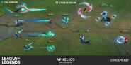 Spirit Blossom Aphelios Concept 5 (by Riot Contracted Artist Roy Zhang)