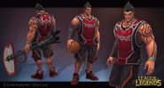 Dunkmaster Darius Model (by Riot Artist Drew Gamble)