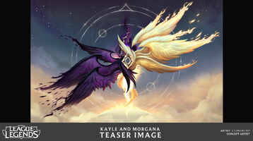 Kayle und Morgana Update Teaser Konzept 3 (vom Riot-Künstler Julian del Ray)