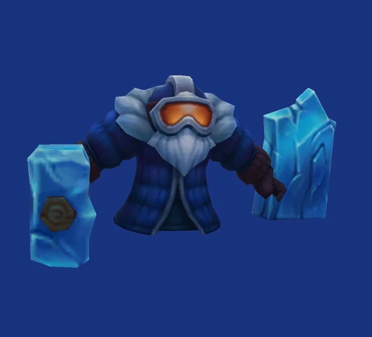 Blauer Winterfreudennahkampfvasall