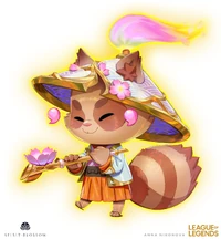 Seelenblumen-Teemo "Seelenbande" Konzept 3 (vom Riot-Künstler Anna 'Newmilky' Nikonova)