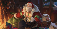 Santa Braum "Legends of Runeterra" Illustration 2 (by Riot Contracted Artists Sixmorevodka Studio)