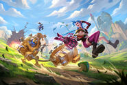 Jinx "Wild Rift" Promo 4 (by Riot Contracted Artist Malex Zhang)