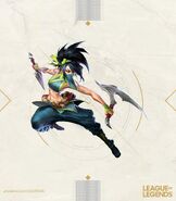 Akali "League of Legends" Promo 2 (by Riot Artist T.J. Geisen)