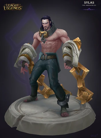 Модель Сайласа 1 (Художник Riot Hunter Gage)