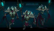 Gravelord Azir Model (by Riot Artist Maddy 'MissMaddy' Taylor Kenyon)