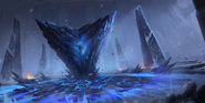 Frozen Tomb "Legends of Runeterra" Illustration (by Riot Contracted Artists Kudos Productions)