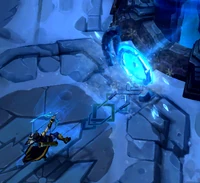 Howling Abyss frost-gate channel