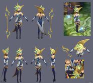 Elementalist Lux Model 14 (by Riot Artist Yekaterina Bourykina)