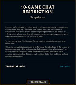 League of Legends' Experiments With Near-Instant Ban System For Toxic Chat