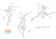 PROJECT: Katarina "Wild Rift" Concept 1 (by Riot Contracted Artist Lin Chang)