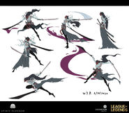 Yone "Kin of the Stained Blade" Concept 27 (by Riot Contracted Artists Yishu Ci, Zhang 'Tony' Bo, Zhu Haoyuan)