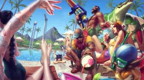 Poolparty League Of Legends Login Screen