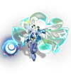 Ahri SnowMoon (Turquoise)