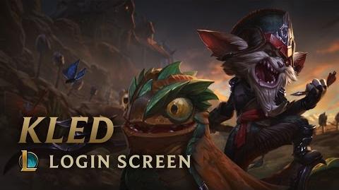 Kled, the Cantankerous Cavalier - Login Screen