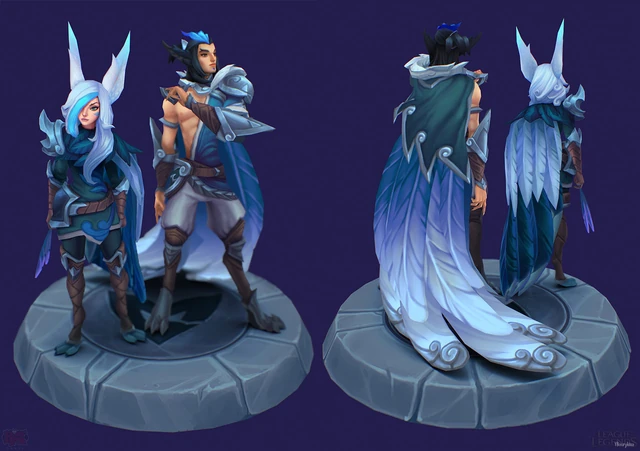 Model SSG Xayah i Rakana 2 (autor: Yekaterina Bourykina)