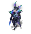Xayah BattleBat (Rainbow)