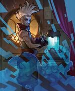 Ekko "Lullaby" Illustration (by Riot Contracted Artist Katherine 'Suqling' Su)