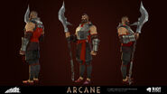 Ambressa's Noxian Soldiers "Arcane" Model 4 (by Riot Contracted Artists Fortiche Productions)