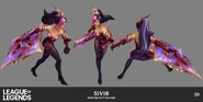 Prestige Mythmaker Sivir Model 2 (by Riot Contracted Artists Kudos Productions)
