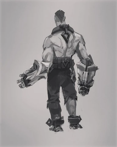 Концепт-арт Сайласа 15 (художник Riot Елена 'Hellstern' Беспалова)