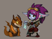 Dragon Trainer Tristana Concept (by Riot Artist Gem Lim)