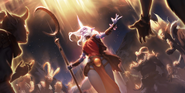 Soraka "Legends of Runeterra" Illustration 2 (by Riot Contracted Artists Sixmorevodka Studio)