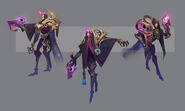 Dark Cosmic Jhin Concept 4 (by Riot Artist Simon Dubuc)