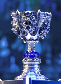 League of Legends Summoner's Cup LOL World Championship Replica Trophy