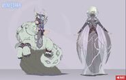 Lunari Priestess "Legends of Runeterra" Concept (by Riot Artist Christopher 'Skeeziks' Campbell)